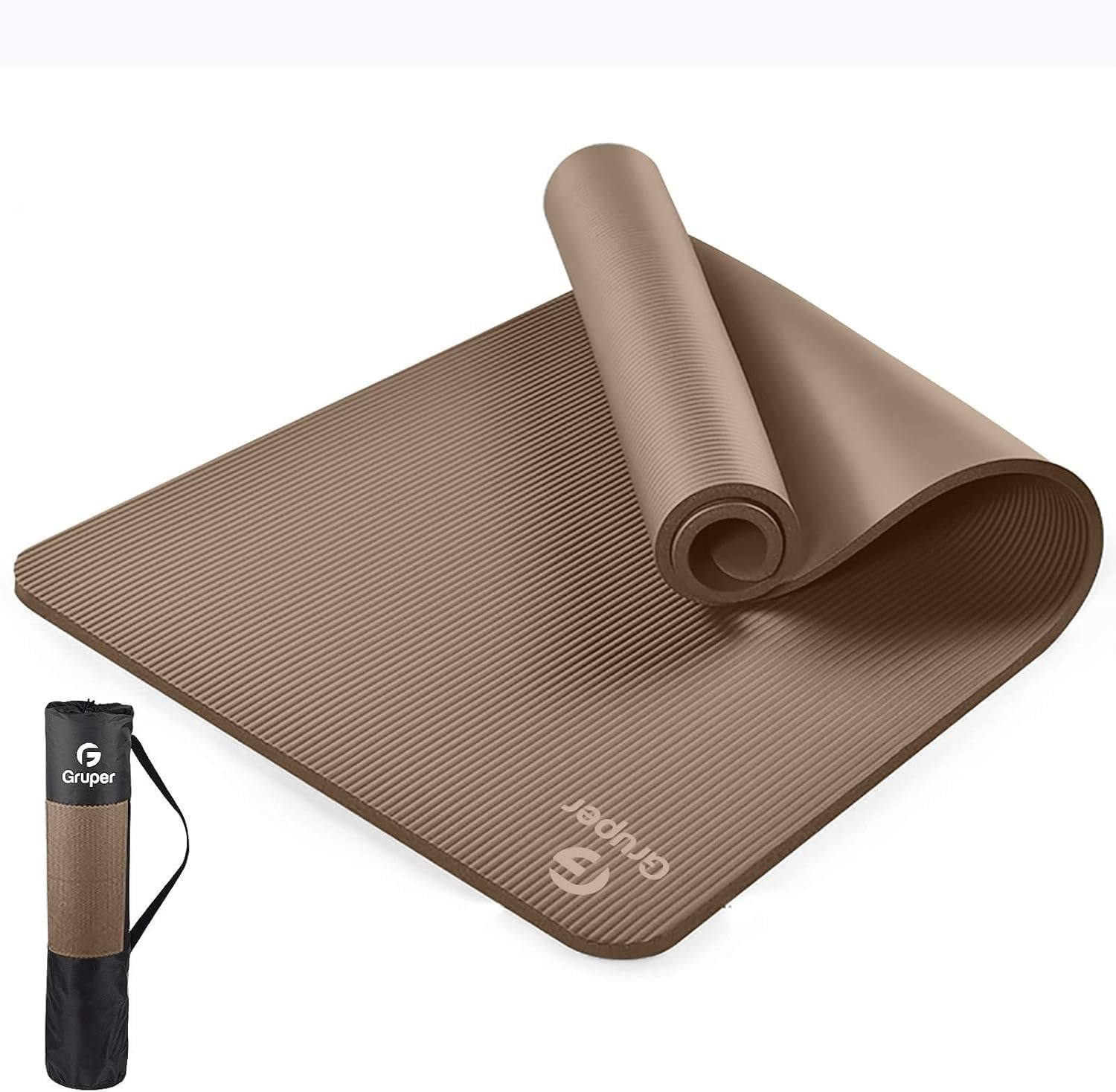 Yoga Mat Non Slip NBR Extra Thick Yoga Mat, 72&Prime;L X 32&Prime;/24&Prime;W X 0.6&Prime;/0.4&Prime;TH (185Cm