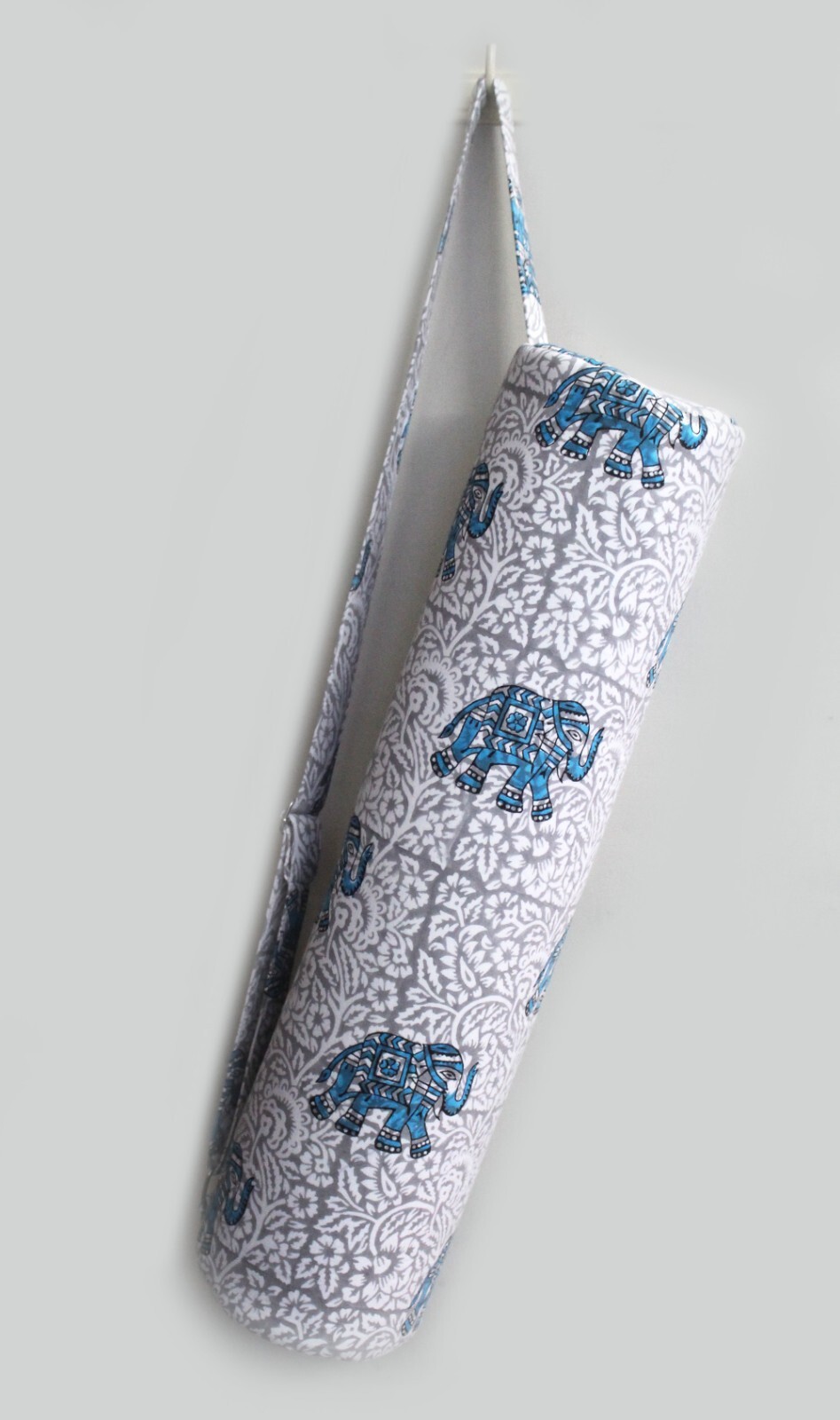 Indian Blue Elephant Mandala Bag Shoulder Strap Yoga Mat Carrier Yoga Bags US
