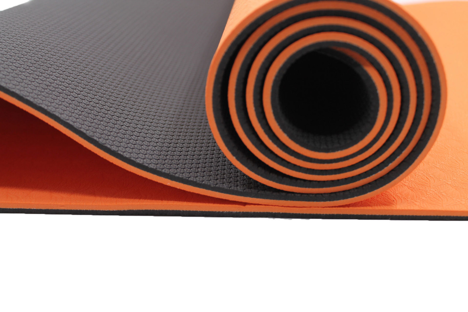 Alma ECO–TPE Yoga Mat 6mm , 1/4&Prime; – Orange