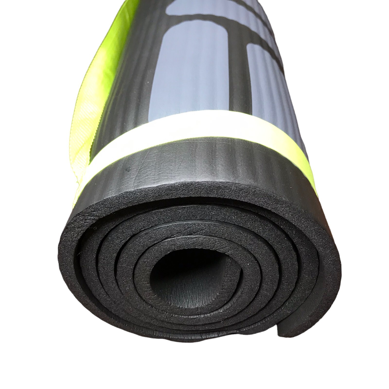 FILA Yoga Mat Sling Carrying Handle Fitness Foam Stretching Pad 3/8&Prime; Thick 10mm