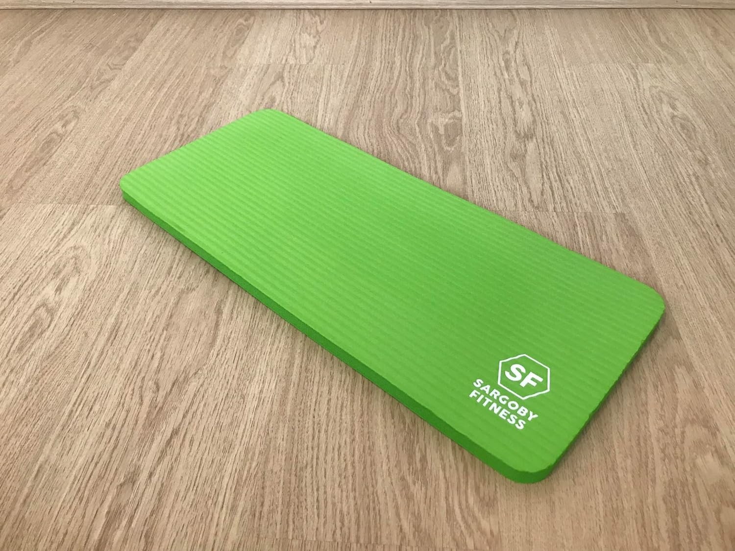 Yoga Knee Pad Cushion 0.6 Inch Thick Foam for Exercise Support Green