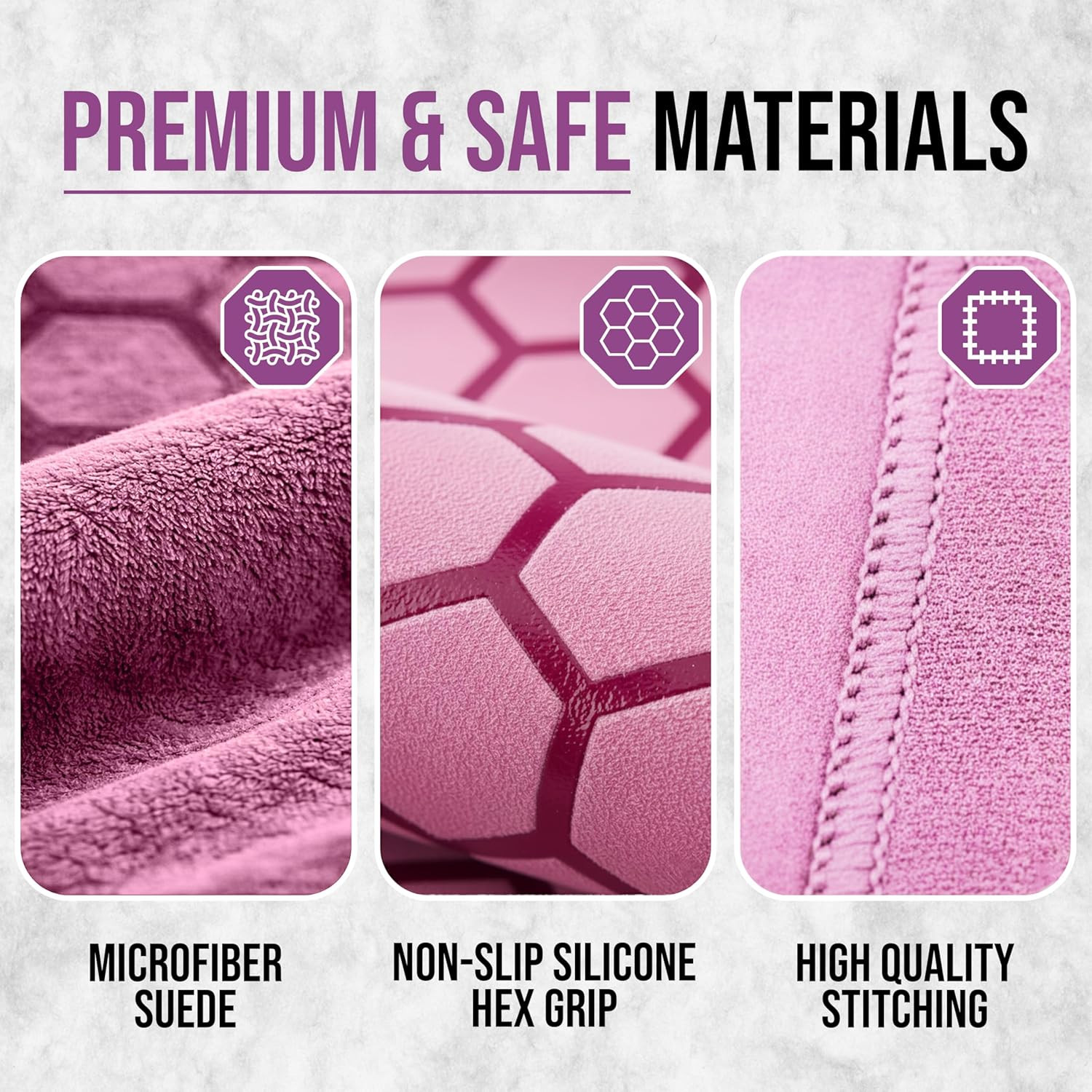 Hot Yoga Mat Towel – Non-Slip Grip for Hot Yoga, Sweat Absorbent, Honeycomb Sili