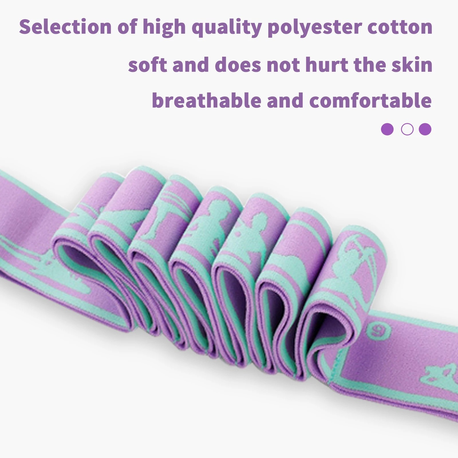 Extra Thick Yoga & Pilates Training Bands for Full-Body Workouts Non-Slip