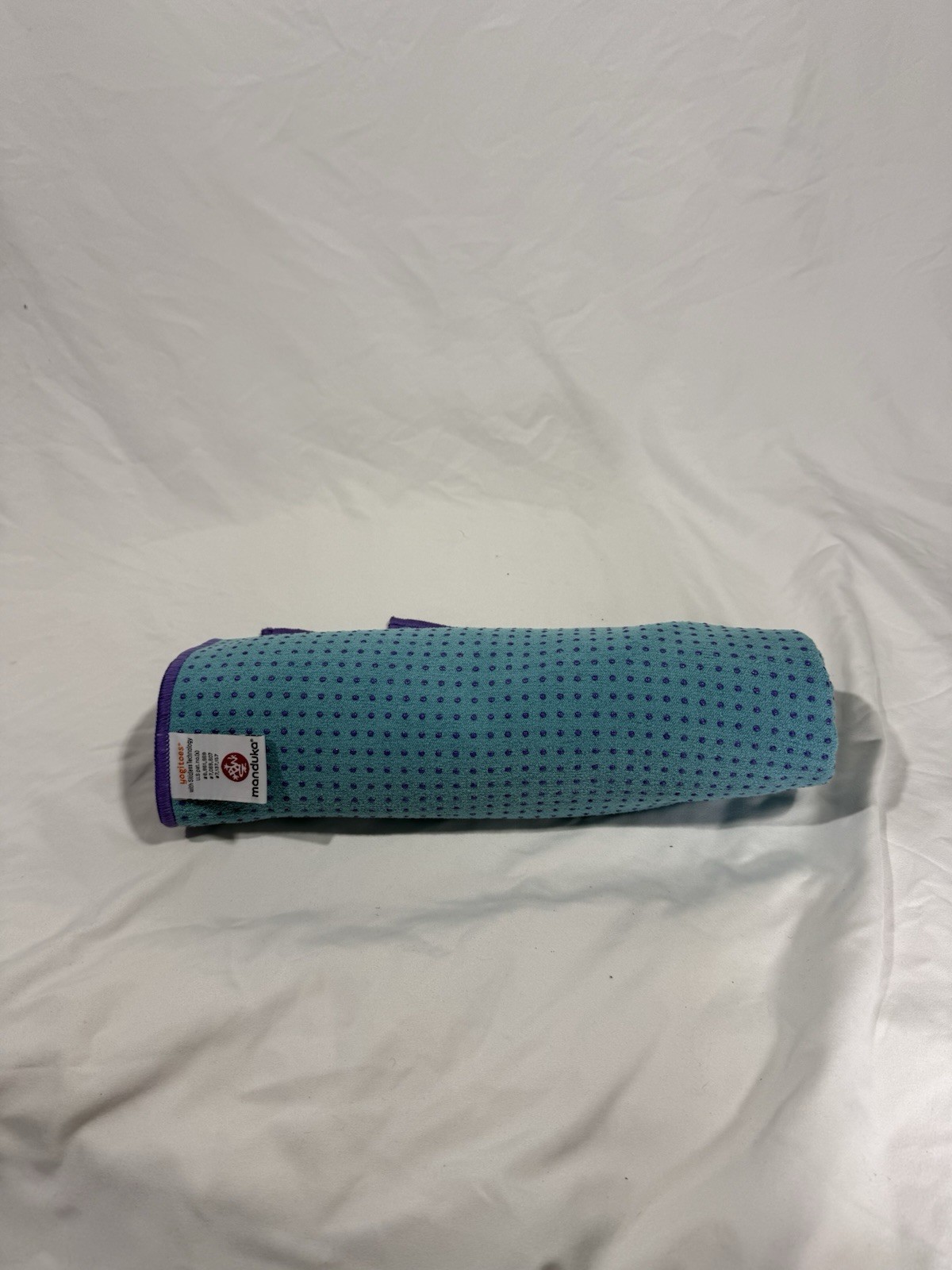 Manduka – Yogitoes Long Yoga Mat Towel, Purple & Blue / Teal, 69in x 24in x 3mm