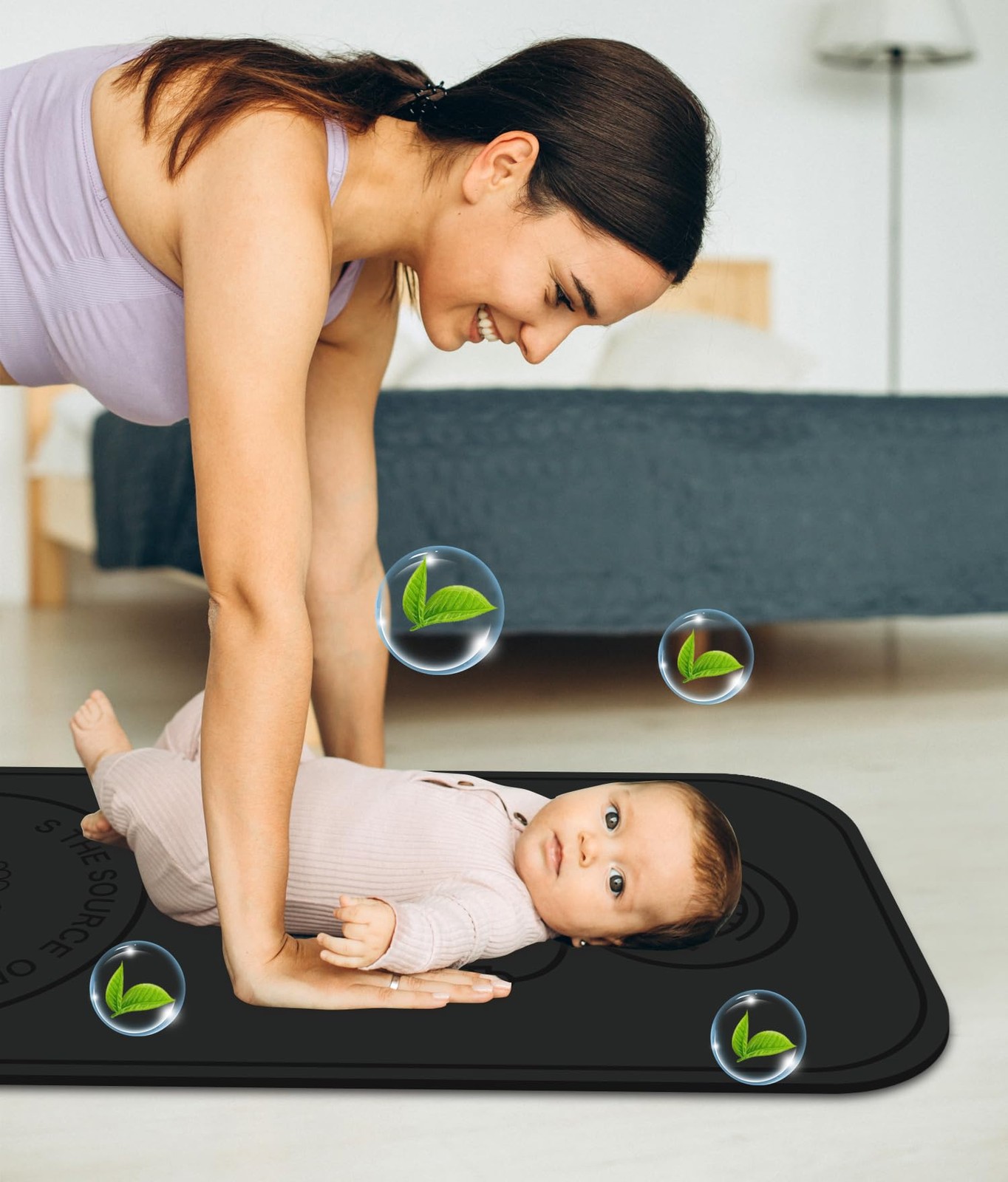 Rope Skipping Sports Shockproof Exercise Mat, All-Purpose Extra Thick High De…