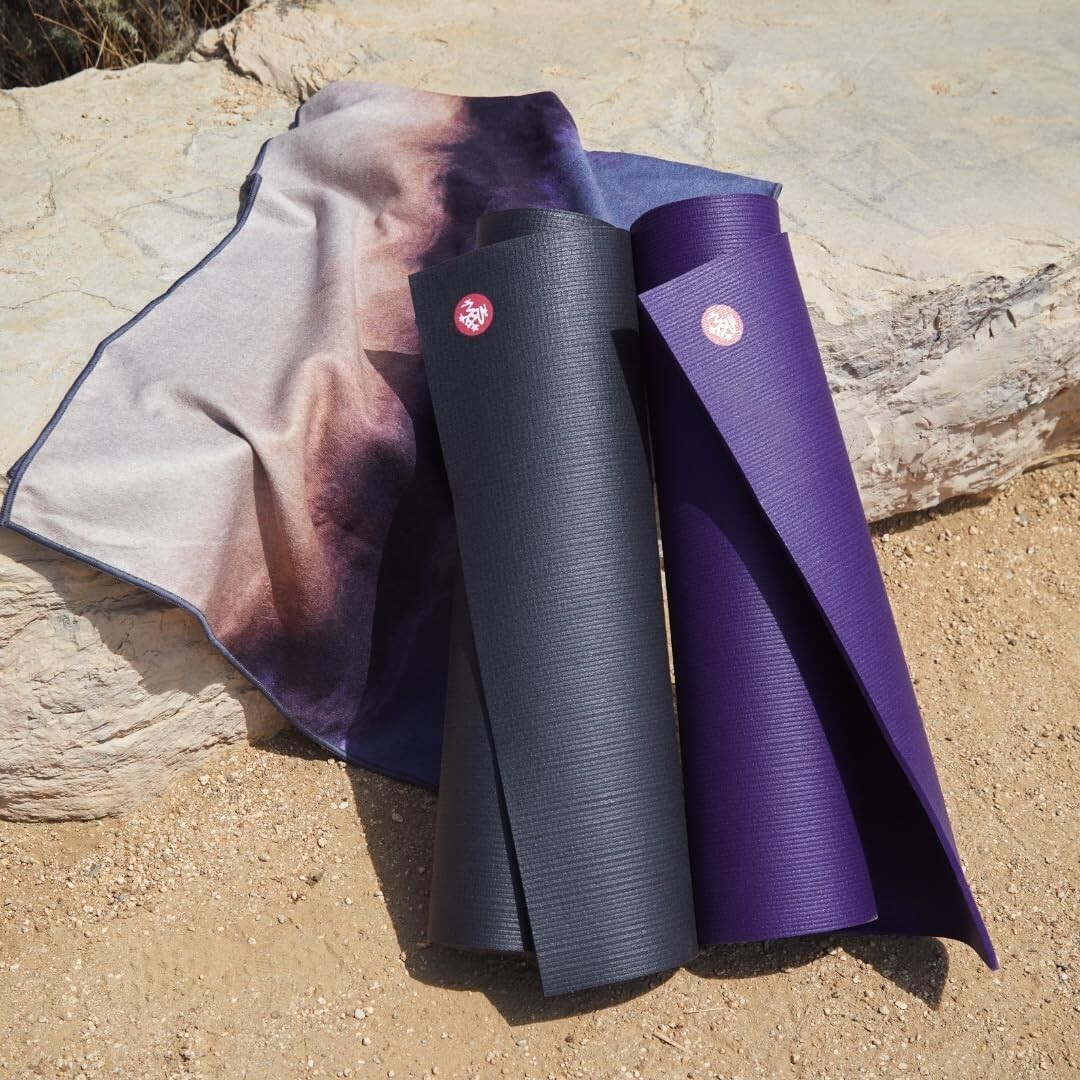 Yoga Mat – 1 Teacher Recommended, Grippy Textured 6mm ultra-dense, Hot Yoga W…