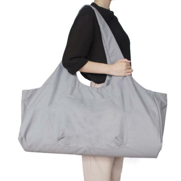 Large Capacity Utility Yoga Mat Exercise Shoulder Duffle Bag Carrier Strap Sling