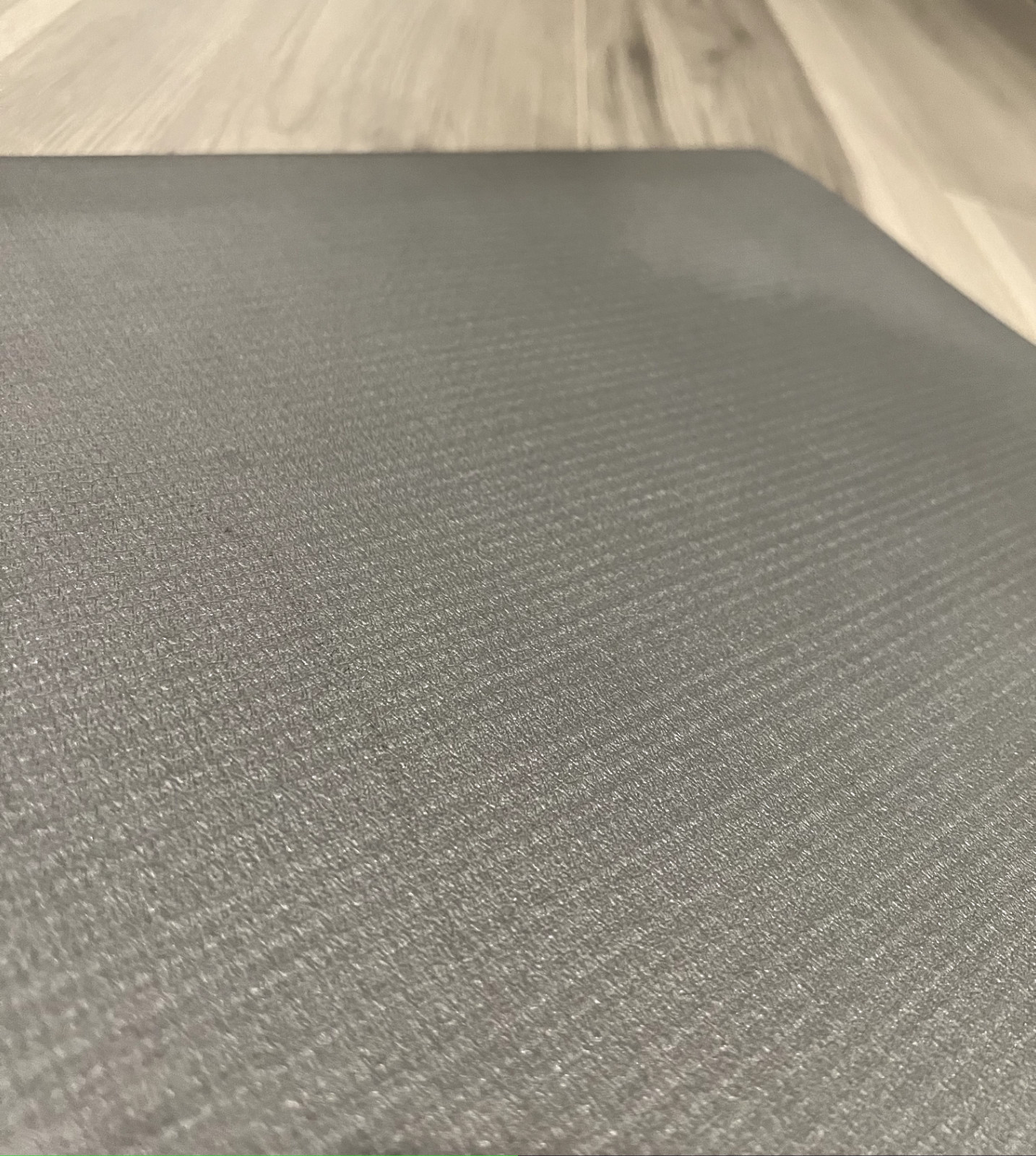 MANDUKA PRO YOGA MAT METALLIC LUSTER SILVER NAVY BLUE LIMITED EDITION 71X26 6MM