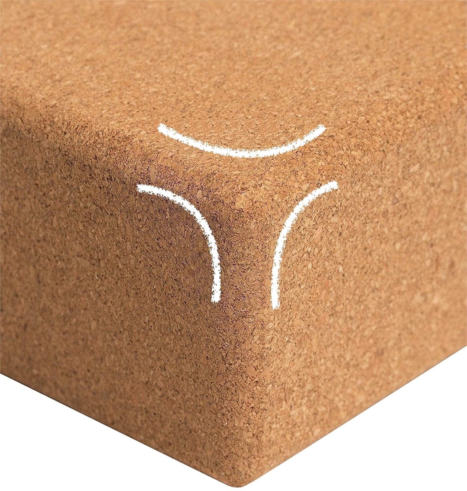 Cork Yoga Blocks 2 Pack Set -Natural Cork from Portugal, 9&Prime;x6&Prime;x4&Prime; Yoga Blocks