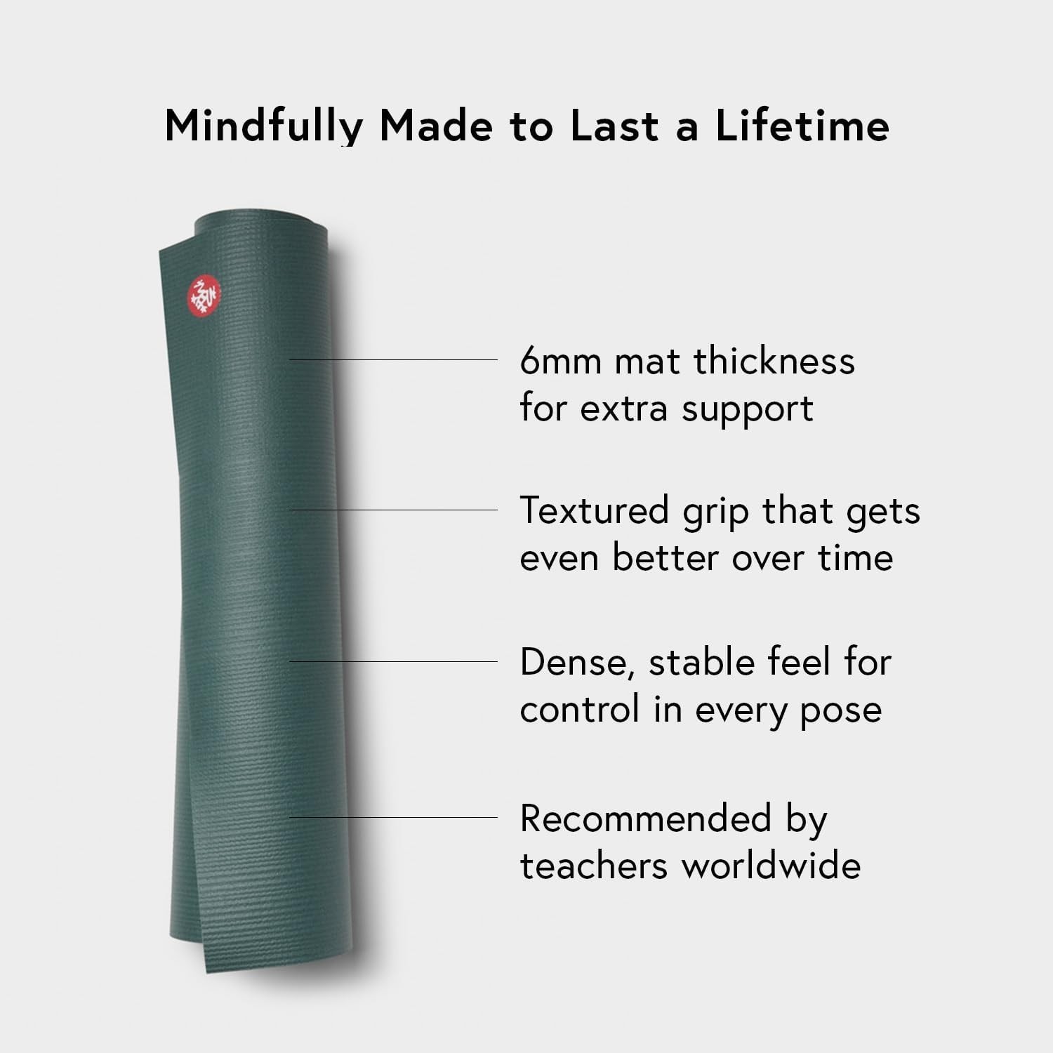 Teacher Approved Yoga Mat – Hygienic Construction