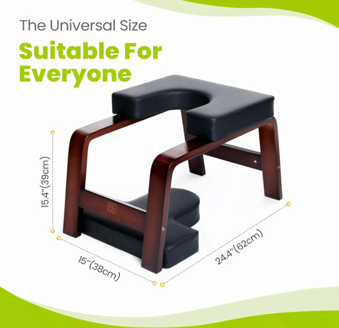 Yoga Headstand Bench Stand, Inversion Chair for Balance & Core Training