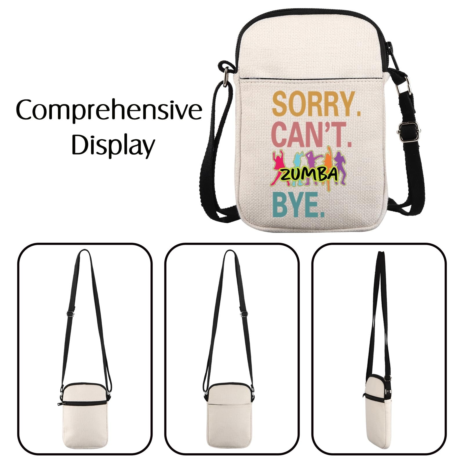 Zumba Dance Fitness Instructor Gift Sorry Can&rsquo;t Zumba Bye Crossbody Bag Zumba…