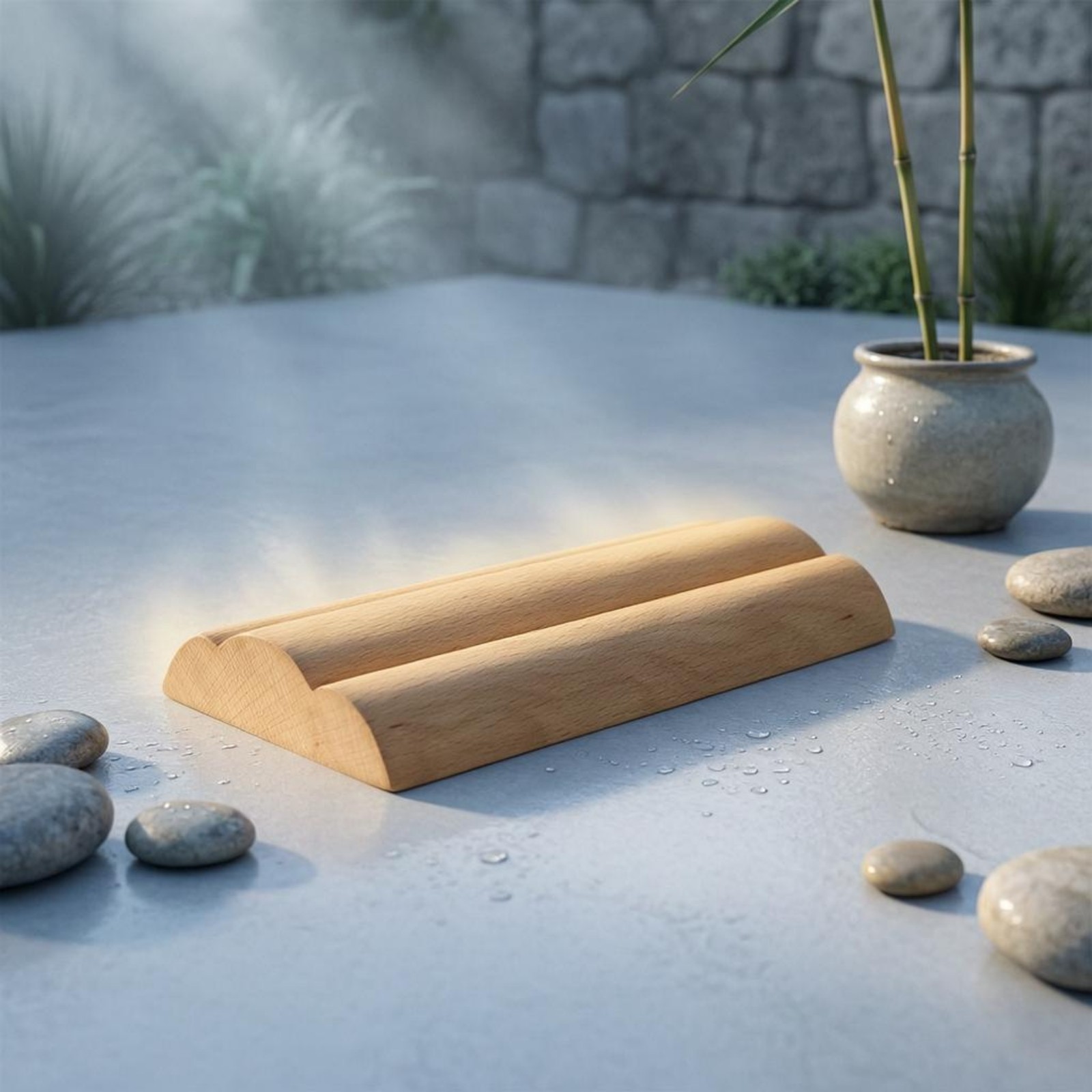 Arched Stretching Firm Support Support Wood Stretching Block Long-Lasting