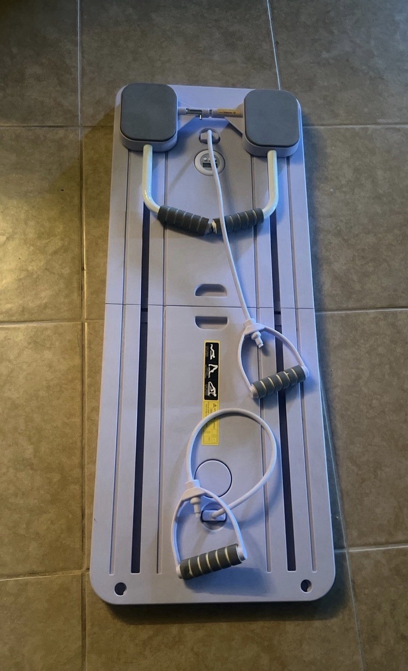 JANUA Pilates Board – 2024 Pilates Reformer Set, Multi-Purpose Foldable Pilates