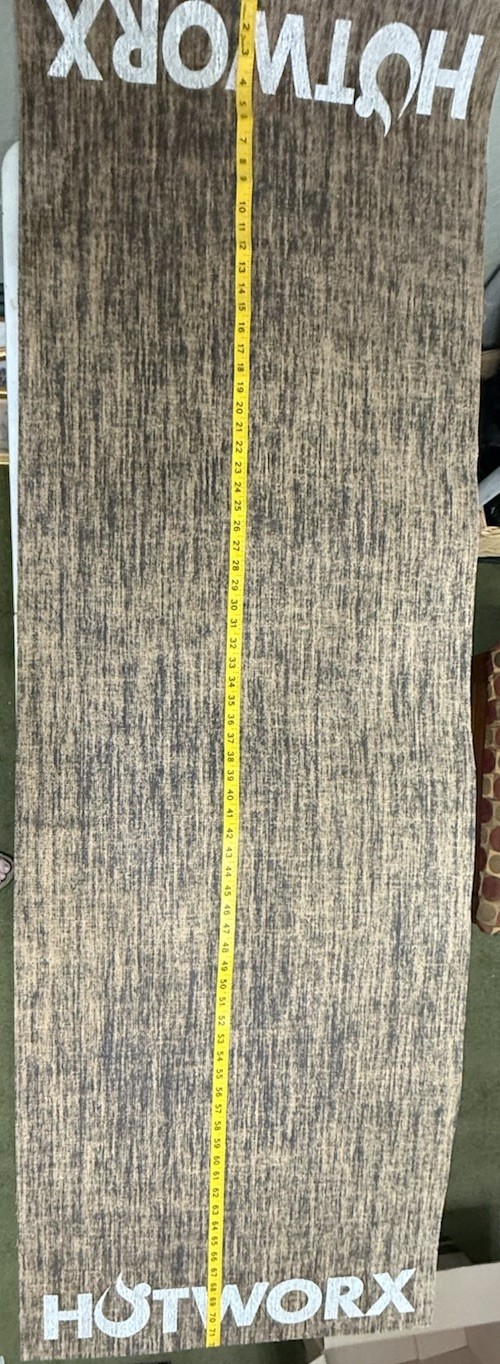 Hotworx Yoga Mat 76×24 & Towel 79×29 Bundle Both Are Non Slip Pre-owned