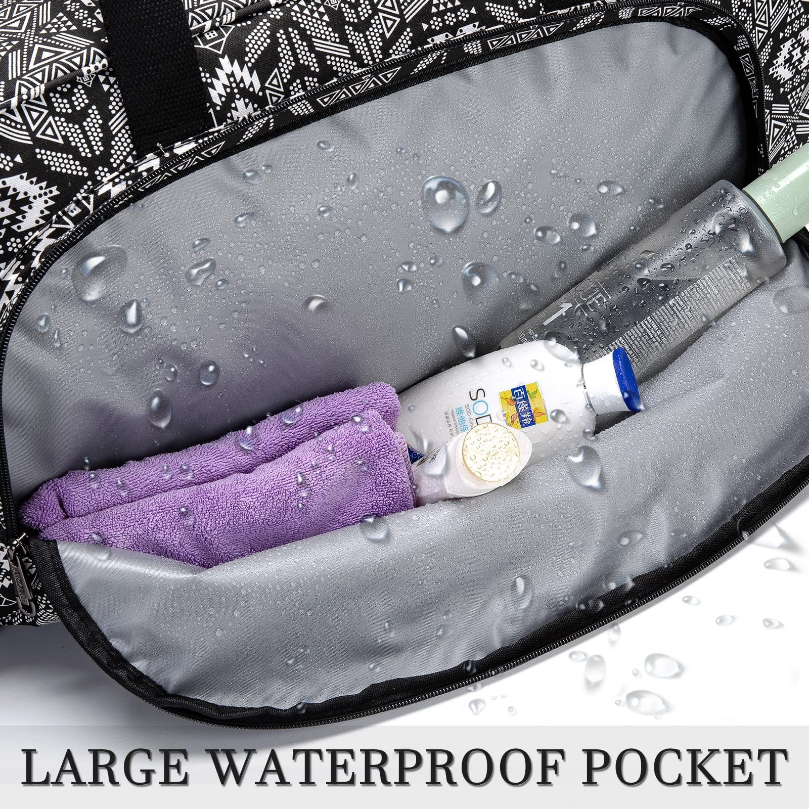 Yoga Mat Bag for Women Men, Large Canvas Yoga Bag for 1/4&Prime; 1/3&Prime; 2/5&Prime; 1/2&Prime; Ext…