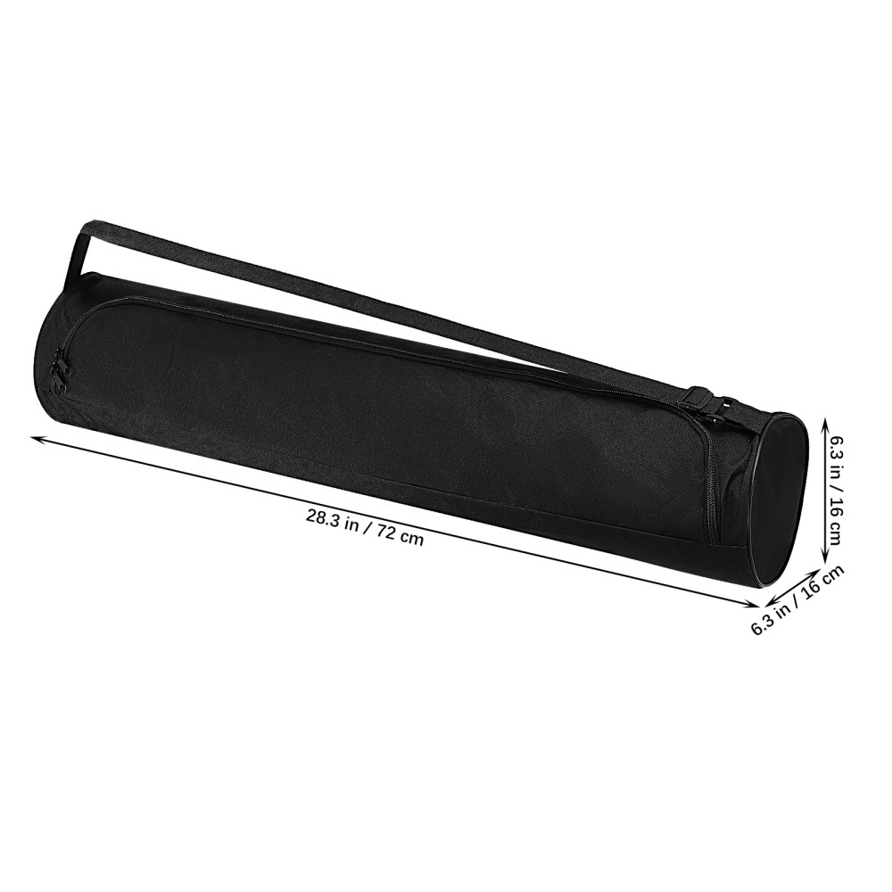 2Pcs Reusable Oxford Yoga Mat Carrier Bags with Adjustable Shoulder Strap