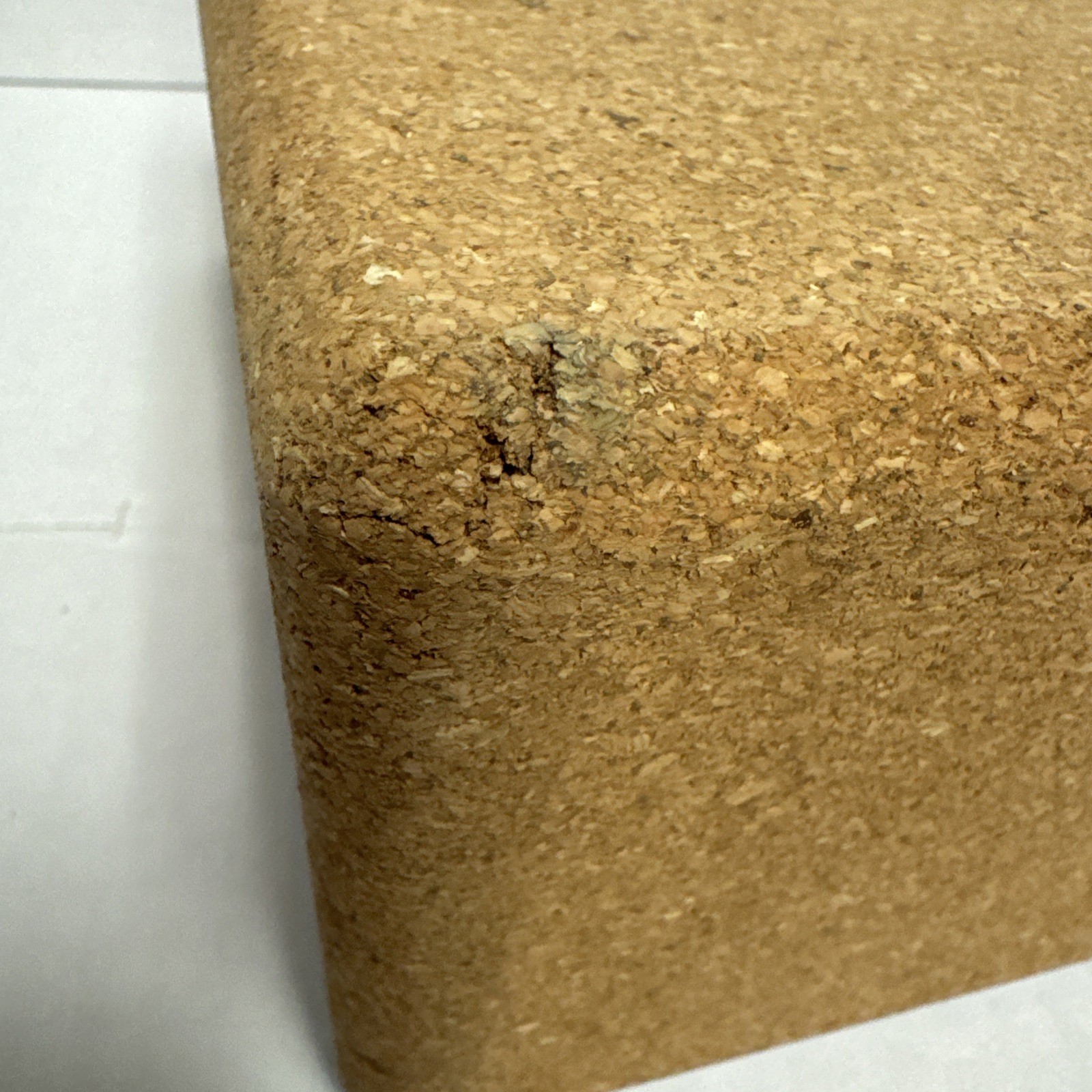 Manduka Cork Yoga Block Natural Cork Brown Support Prop Exercise Stretch