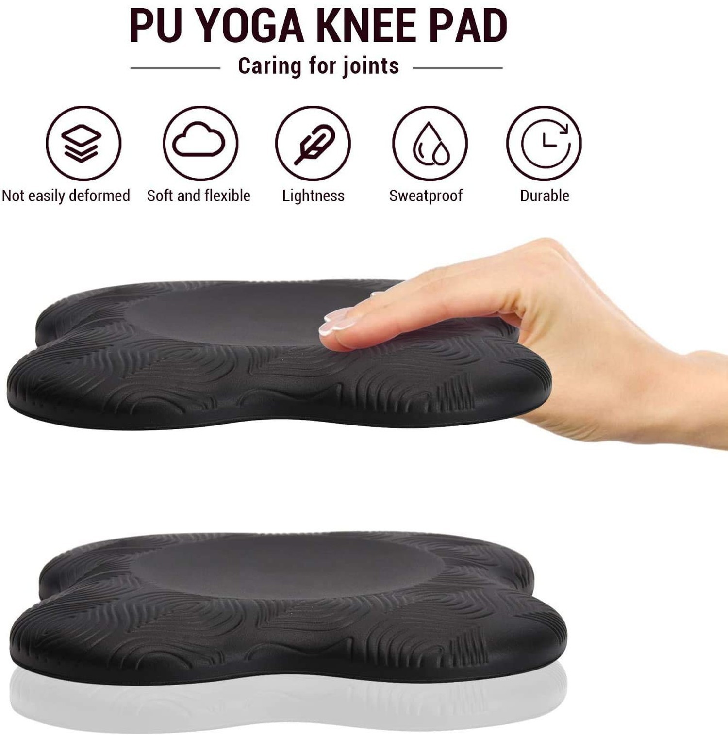 Yoga Knee Pad Cushion Extra Thick for Knees Elbows Wrist Hands Head Foam Yoga…