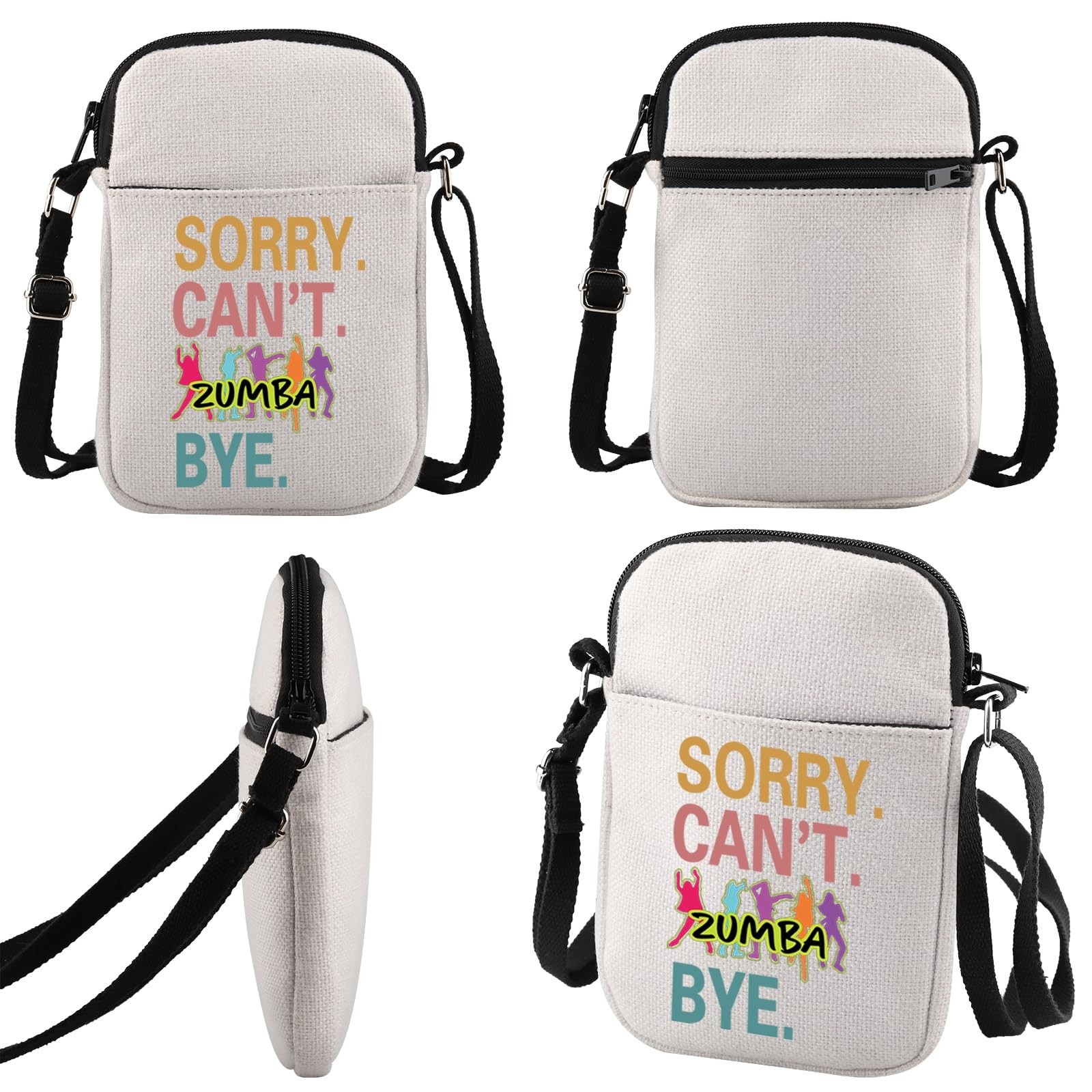Zumba Dance Fitness Instructor Gift Sorry Can&rsquo;t Zumba Bye Crossbody Bag Zumba…