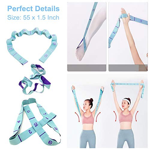 Nitpicker Stretching Straps Hamstring Stretcher Device Elastic Exercise Band