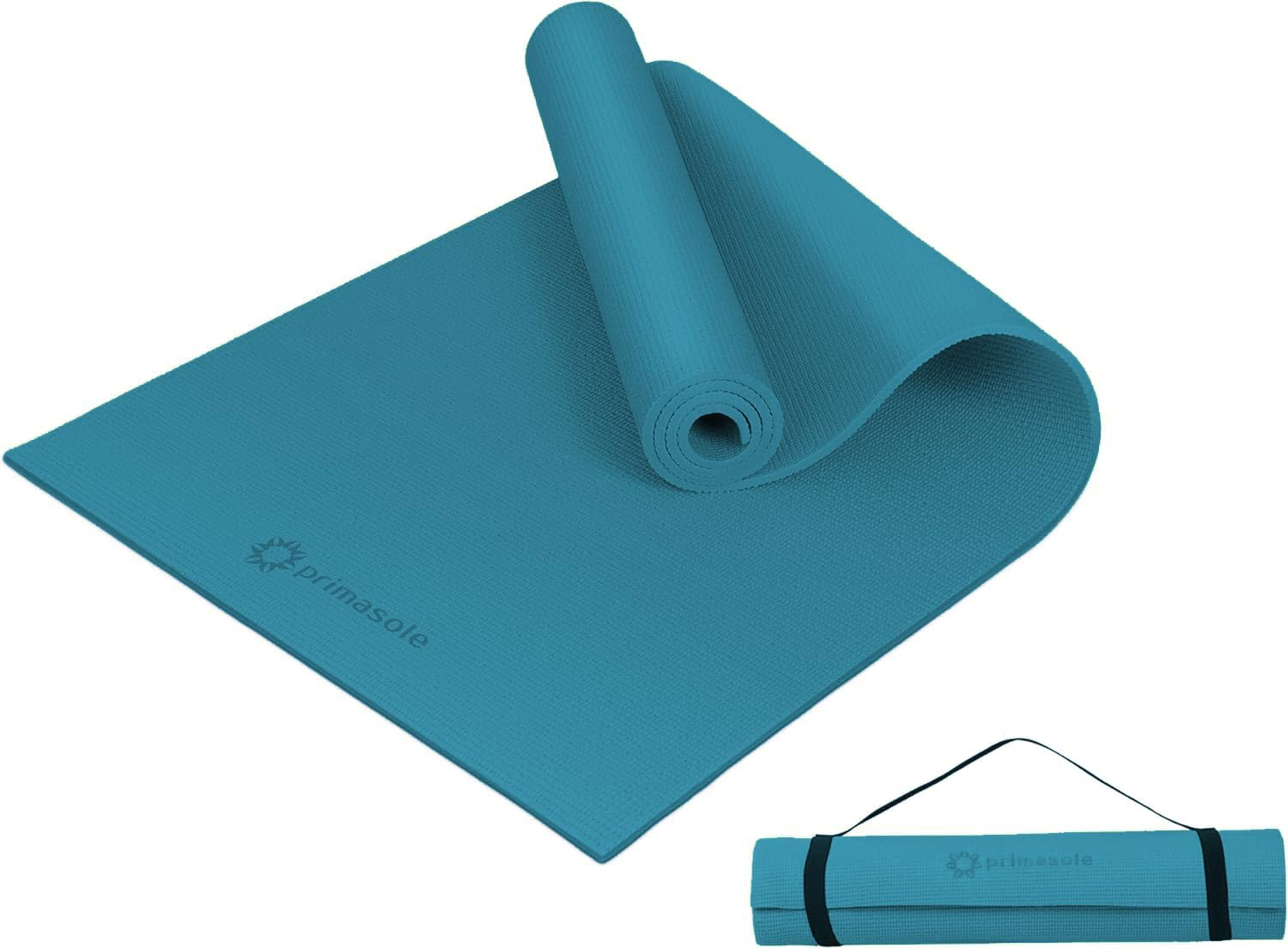 Non-Slip Yoga Mat with Carry Strap for Home & Gym – 7 Vibrant Colors