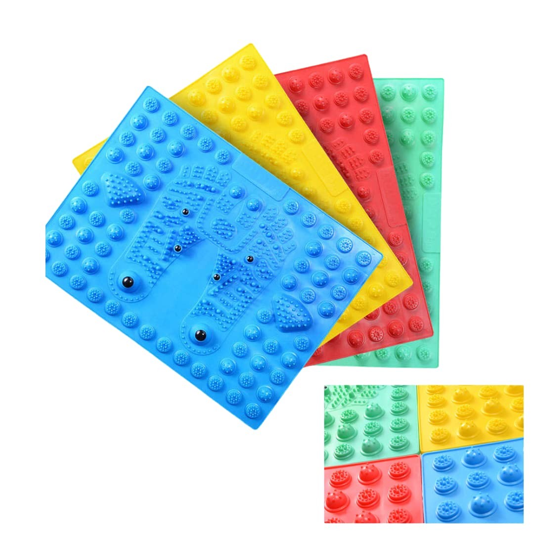 Healthyteria Foot Massage Mat Pad, Acupressure for Feet, Blue
