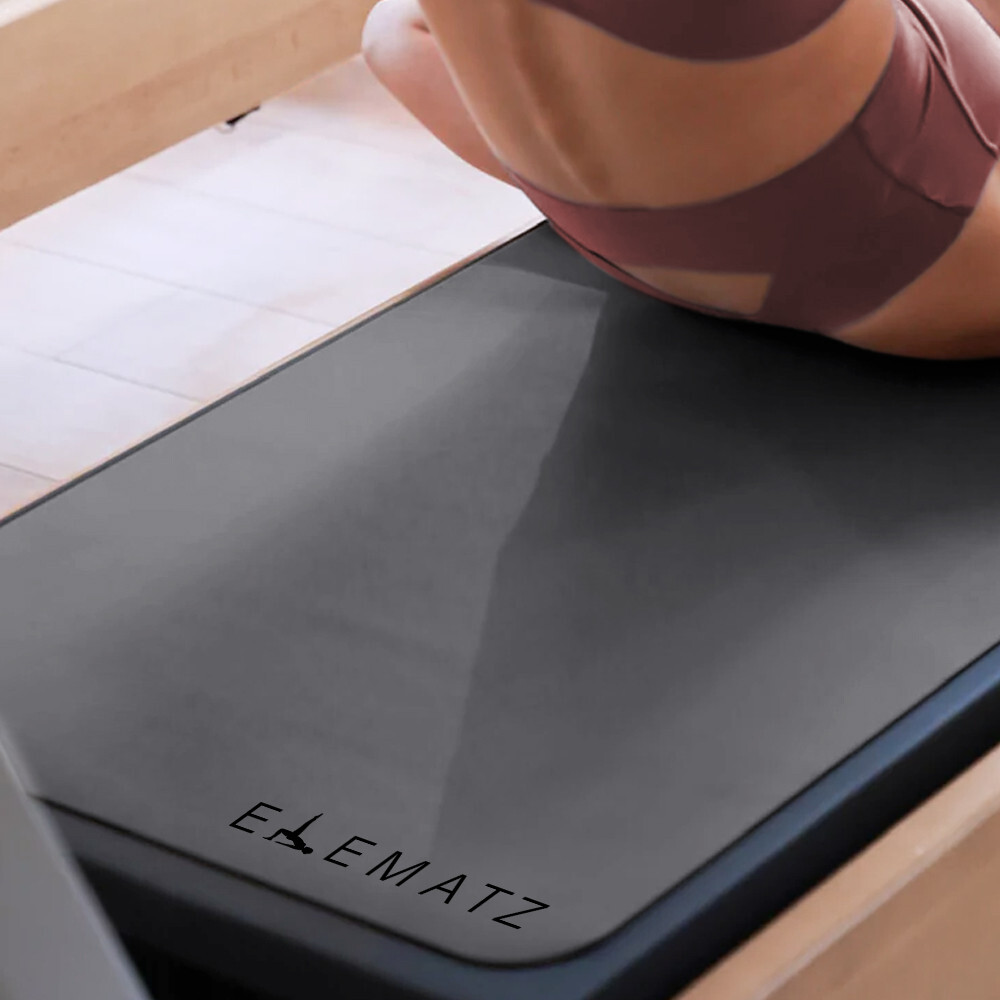 Gray Pilates Reformer Mat
