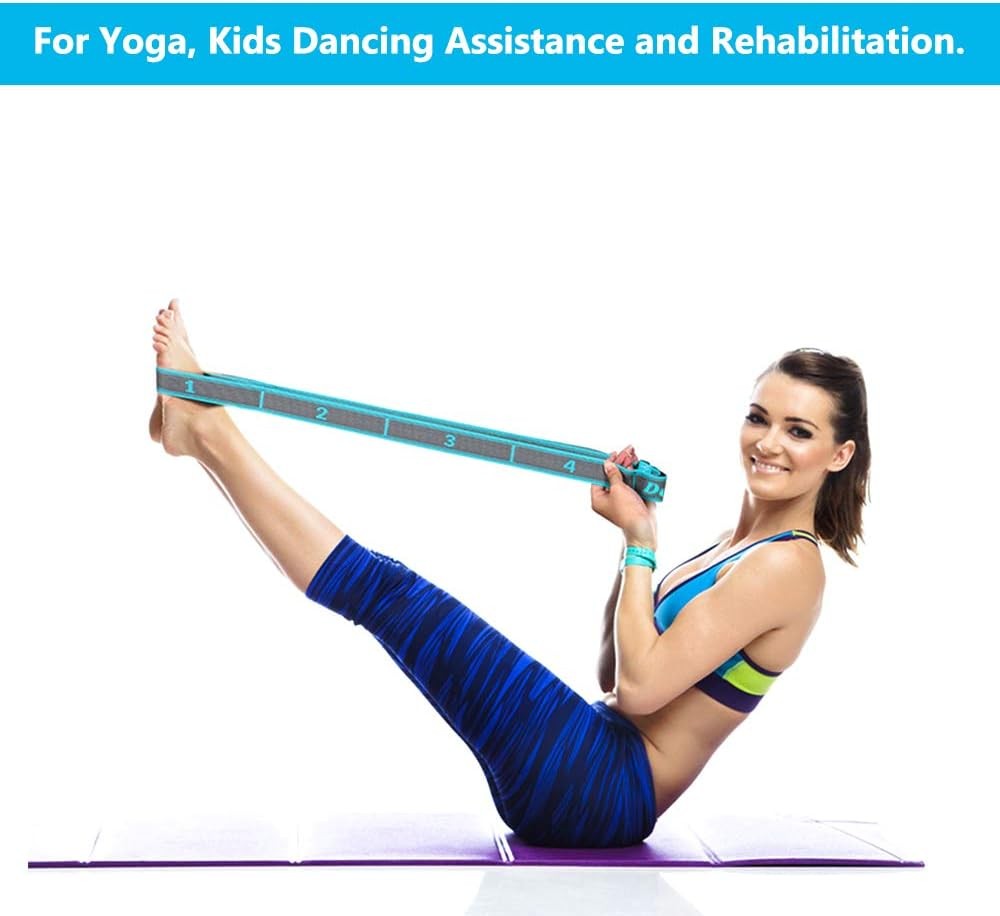 Stretch Strap Multi-Loop Elastic Yoga & Pilates