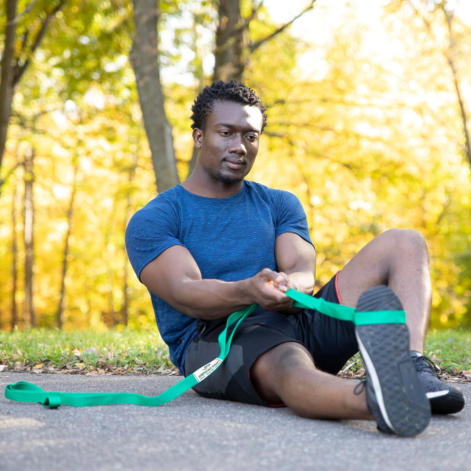 the Original Stretch Out Strap with Exercise Book, USA Made Top Choice Stretch O