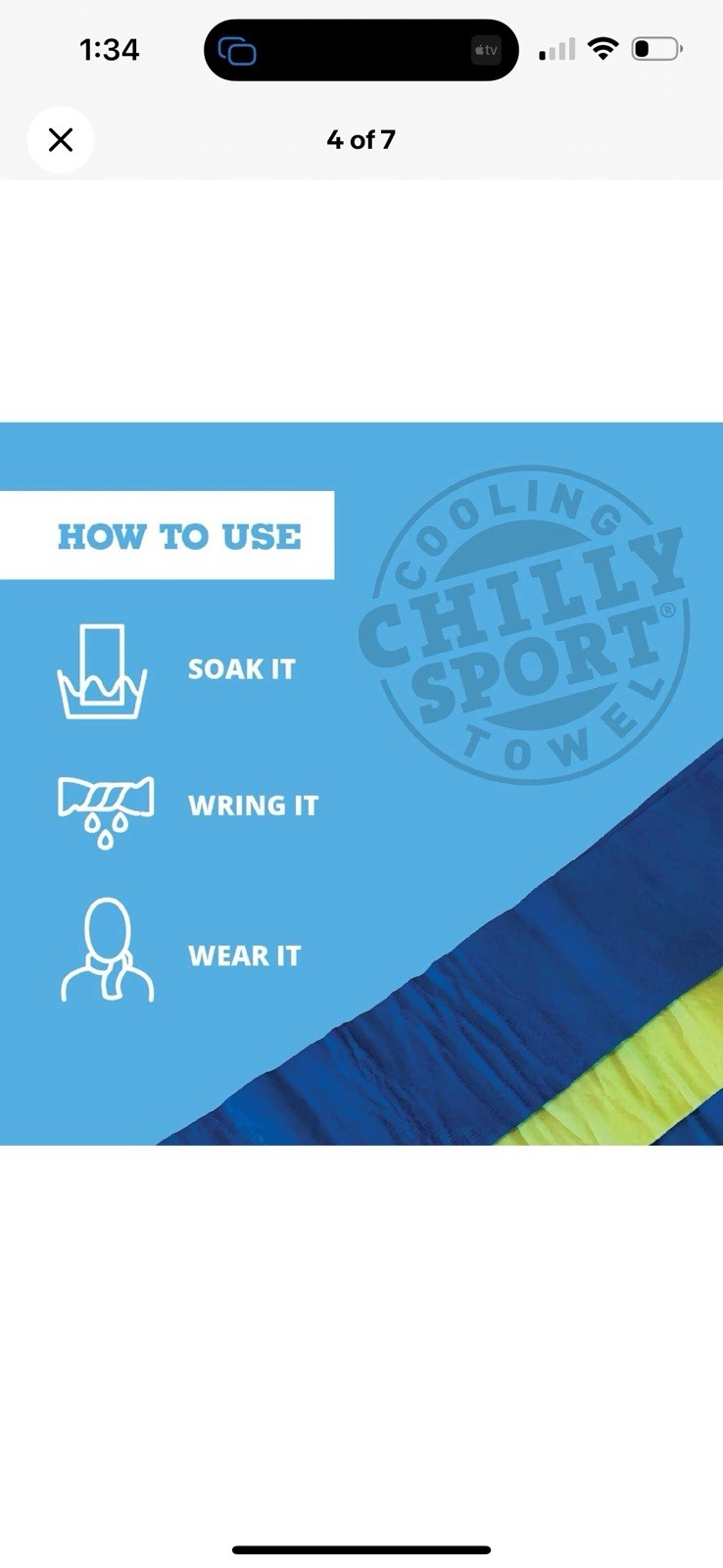 FROGG TOGGS Chilly Sport Cooling Neck Wrap & Head Band One Size, Hivis Green
