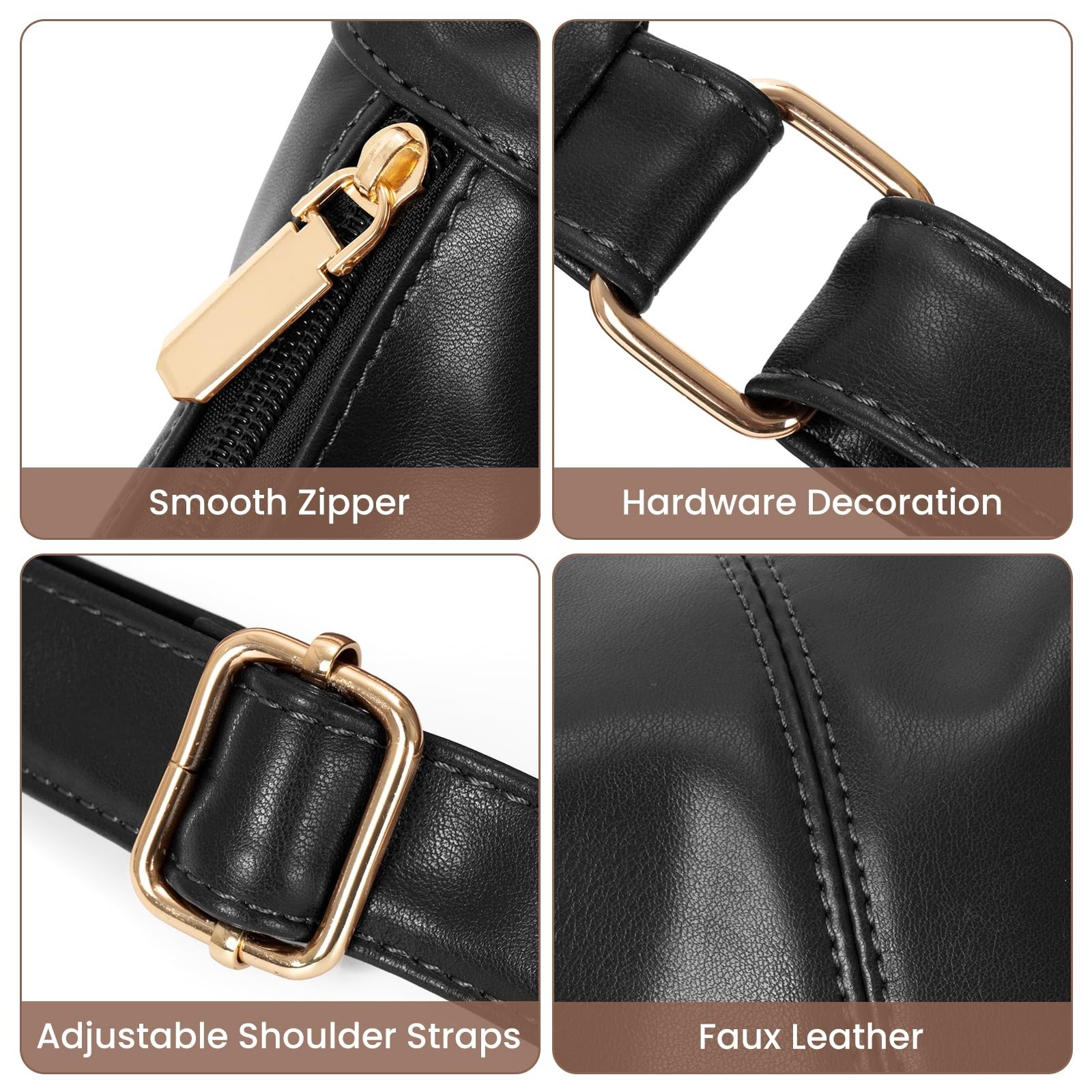 Badiya Hobo Bags for Women Tote Handbags Pu Leather Ultra Soft Slouchy Tote P…