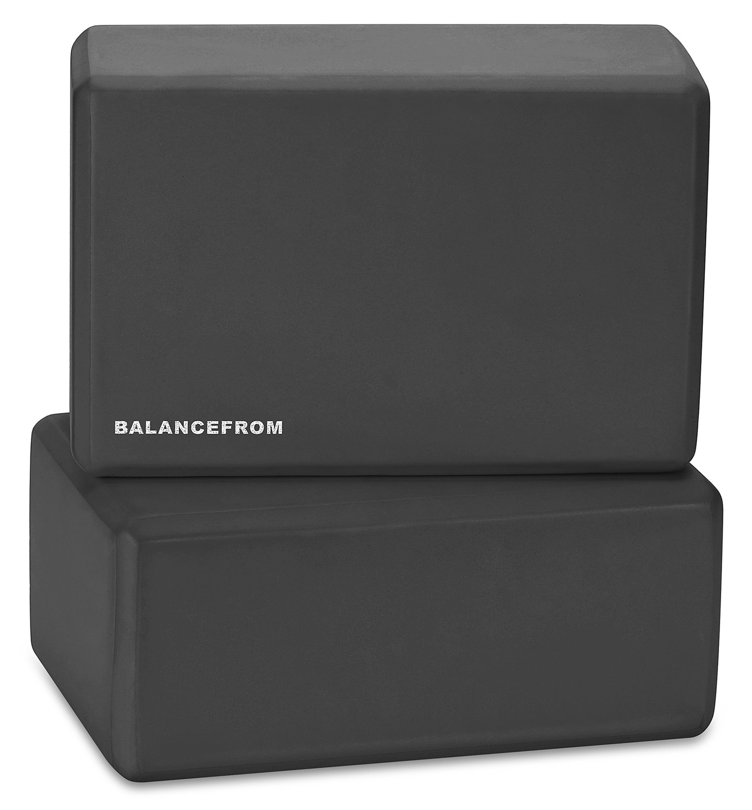 Set of 2 High Density Yoga Blocks, 9&Prime;x6&Prime;x4&Prime; Each, Pair (Black)