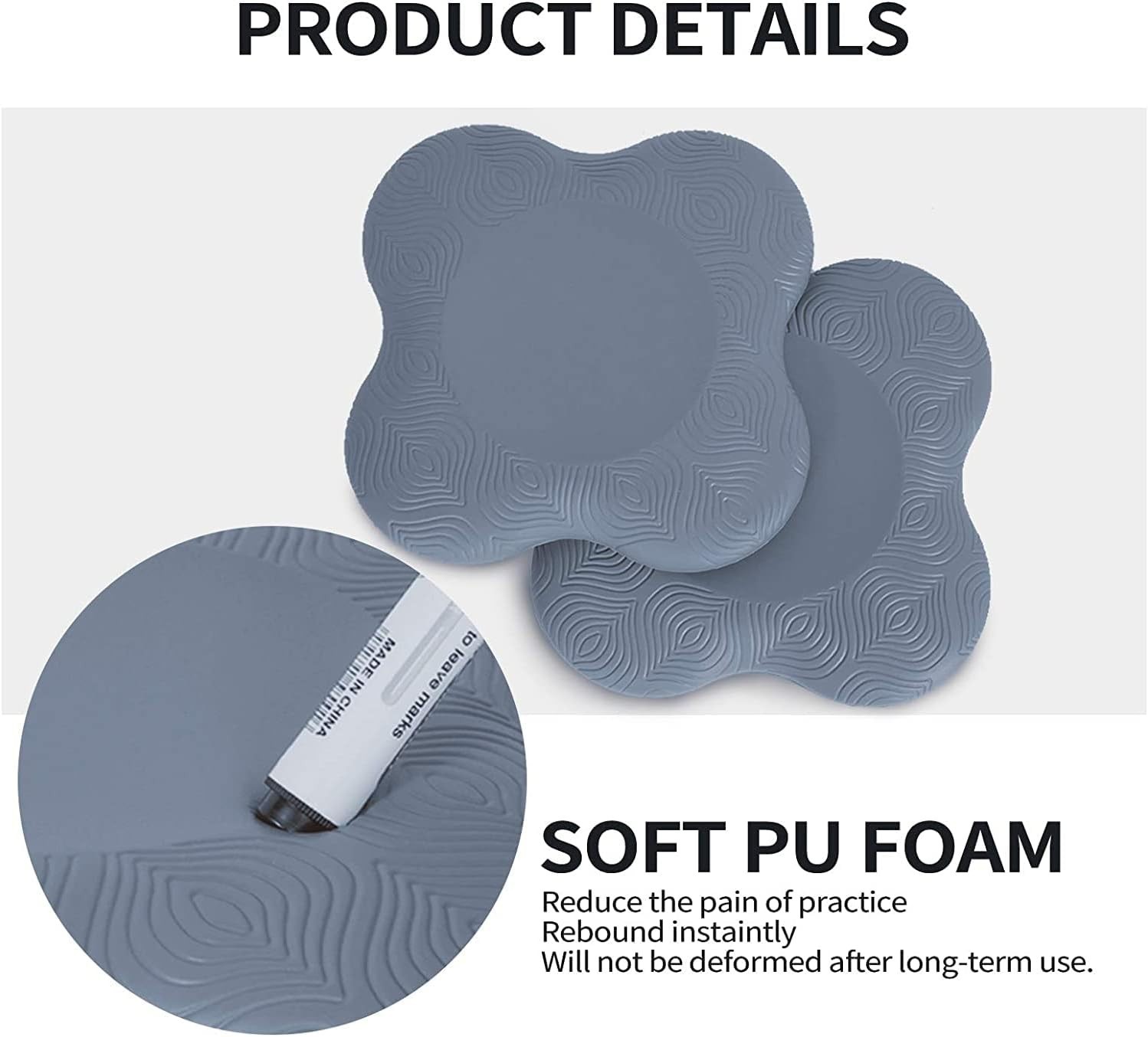 Extra Thick Knee Pads for Yoga & Pilates – Ideal for Comfort & Stability