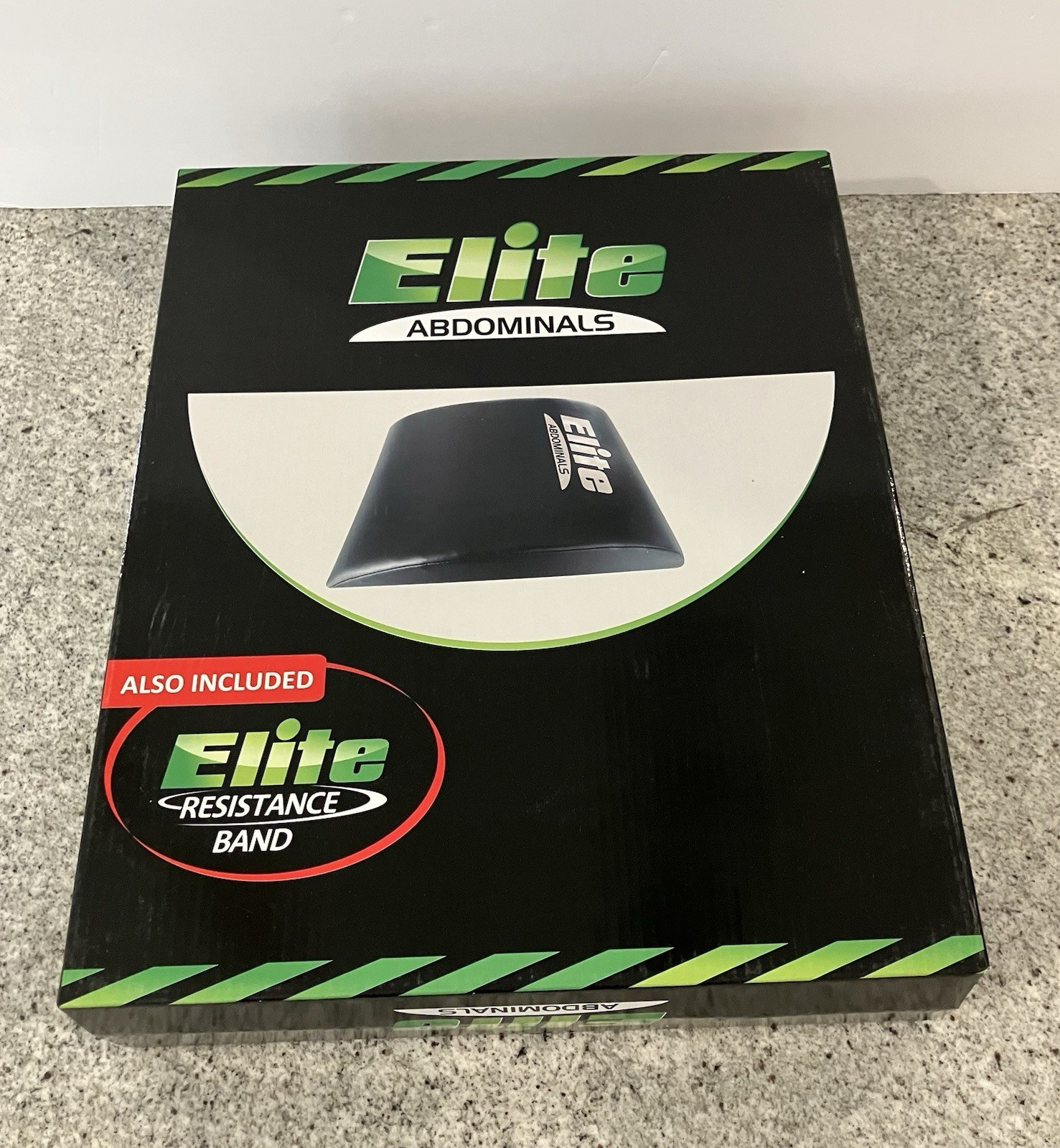 Elite Abdominals Equipment High Density Foam Sit Up Ab Mat & Resistance Band NEW