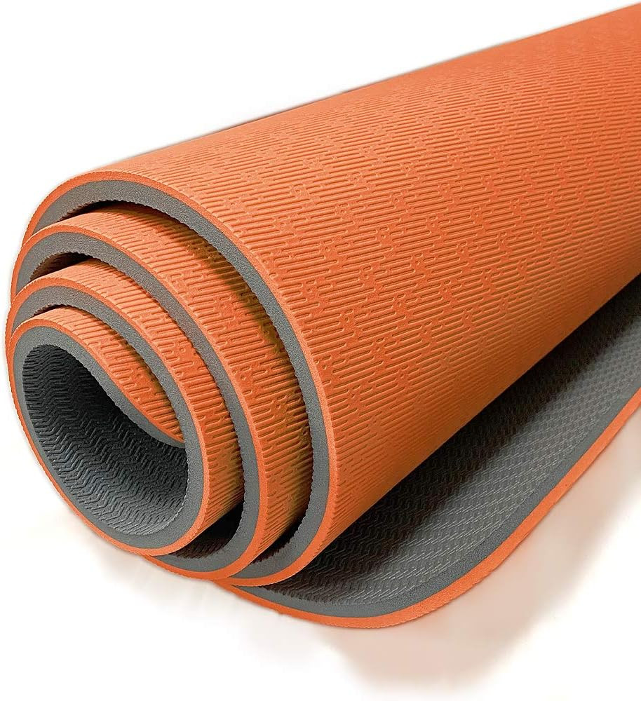 Extra Thick TPE Yoga Mat – 72&Prime;X 32&Prime; Thickness 1/2 Inch -Eco Friendly SGS Certifi