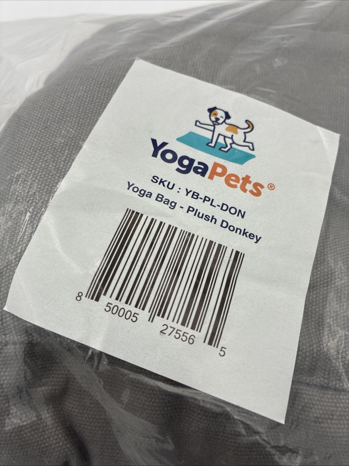 Yoga Mat Tote Bag Full Zip Exercise Plush Donkey Design New Sealed