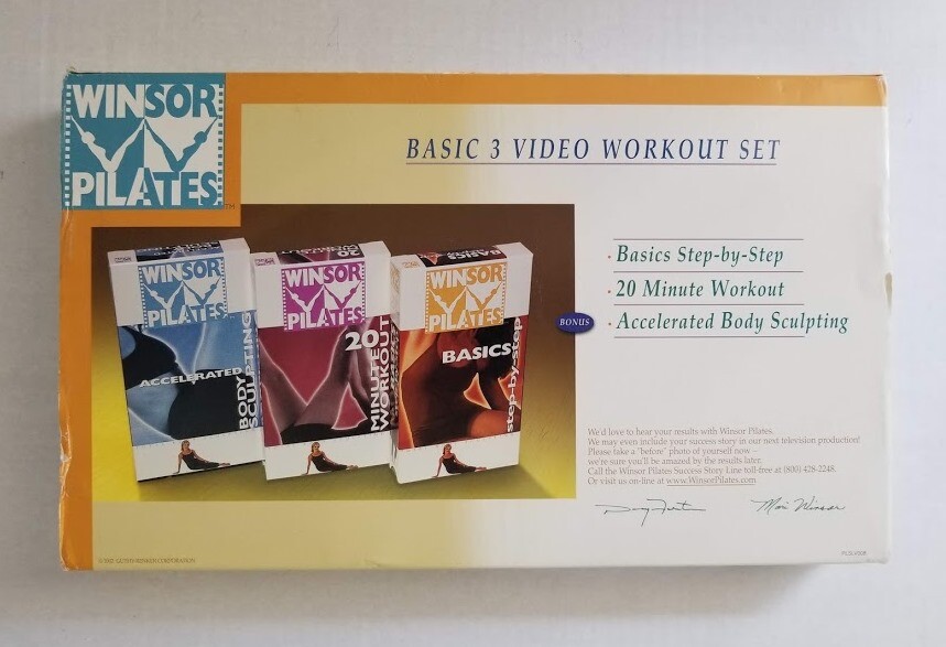 Winsor Pilates Spanish Edition 3-VIDEO WORKOUT SET Basics Workout Sculpting