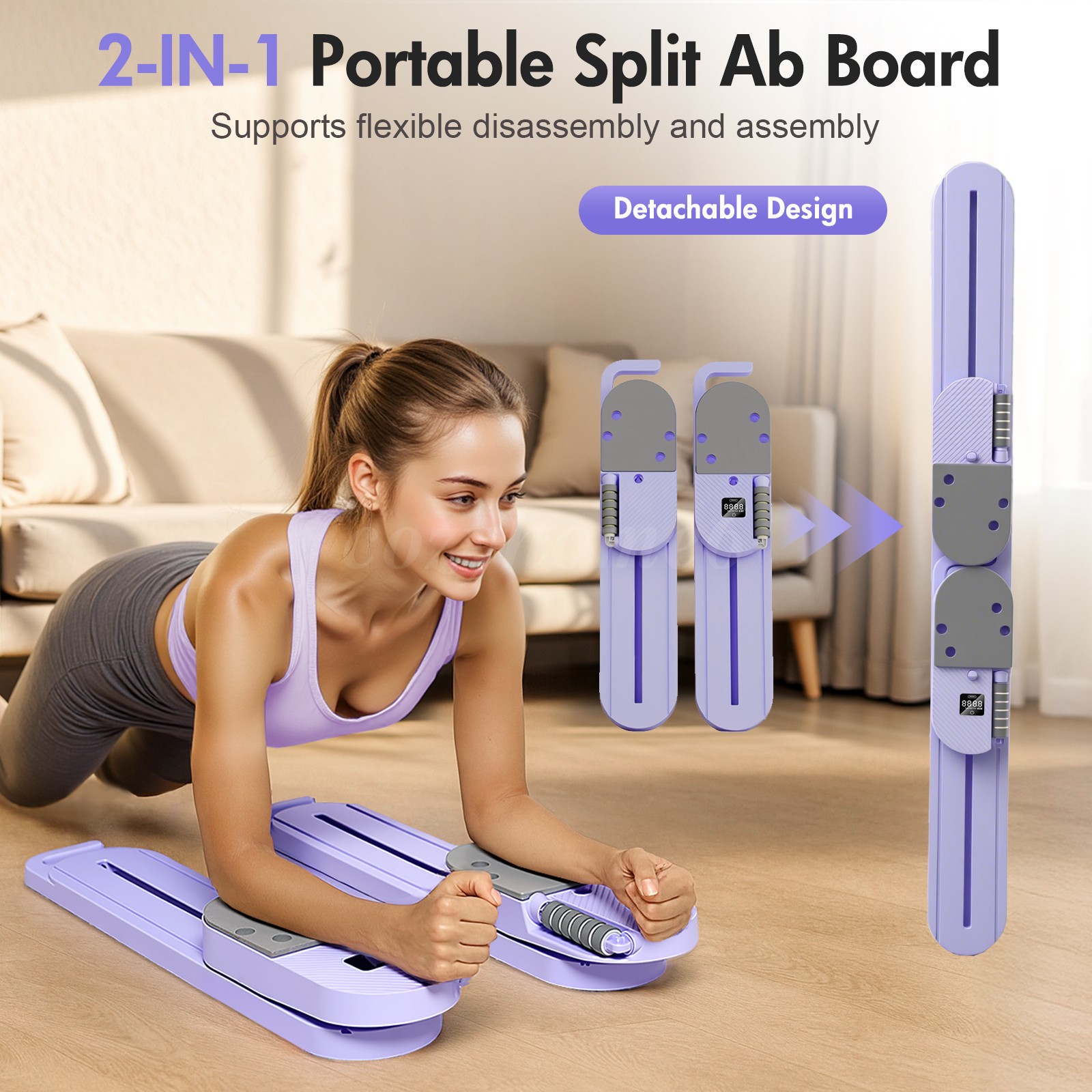 Pilates Board Multi-Functional Pilates Reformer Top Pilates Women’s Home Fitness
