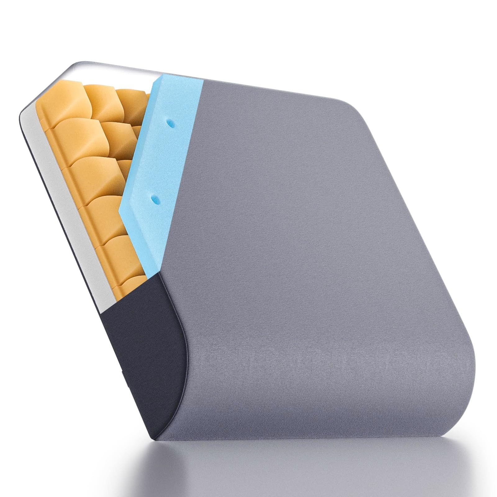 Ultimate 4-Inch Wheelchair Cushion – 3-Layer Memory Foam with Breathable D