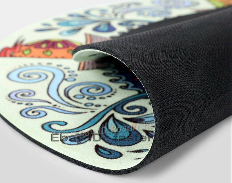 Round Yoga Mat Pilates Gym Mat Pad Non-Slip Cushion Meditation Mat Floor Mat HOT