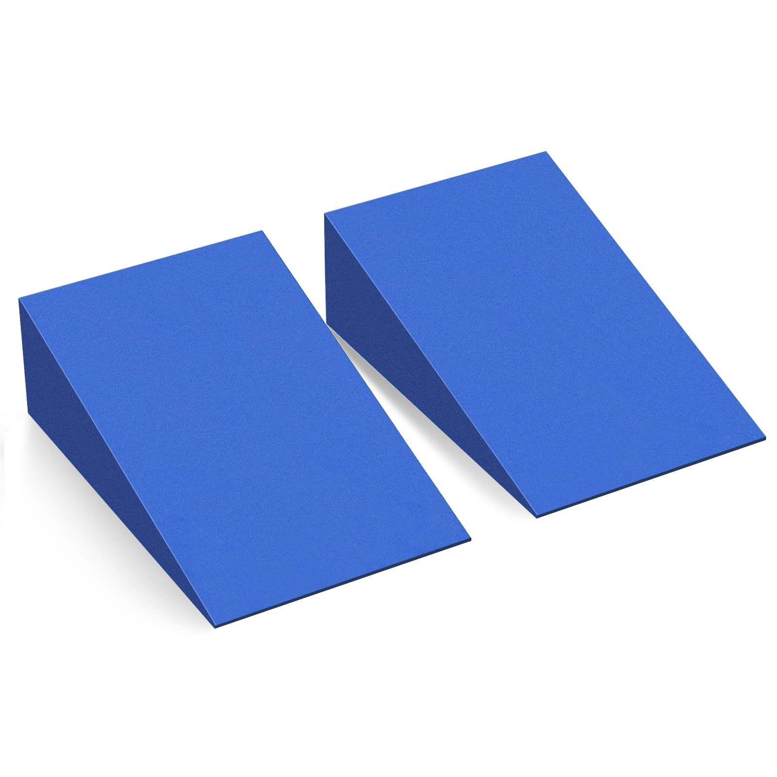Hard Foam Wedge Slant Board, 2-pcs Update Calf Stretcher, Squat Wedges for Yo…