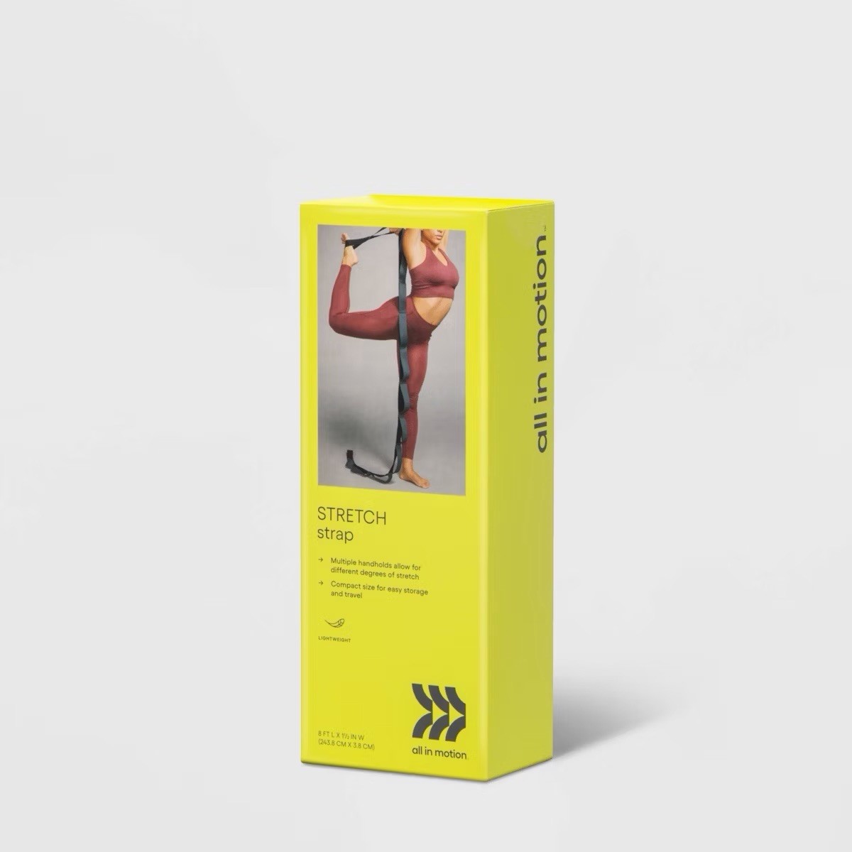 All in Motion Stretch Strap Yoga Strap Fitness Stretching Flexibility Aid