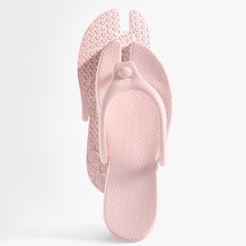 Travel Slippers Foldable Shower Shoes Portable Hotel 8.5-9 Women/7-7.5 Men Pink