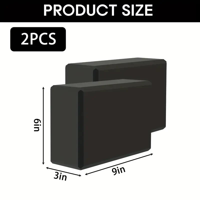 Yoga Blocks 2-Pack – High Density Foam Yoga Bricks for Balance & Stretching