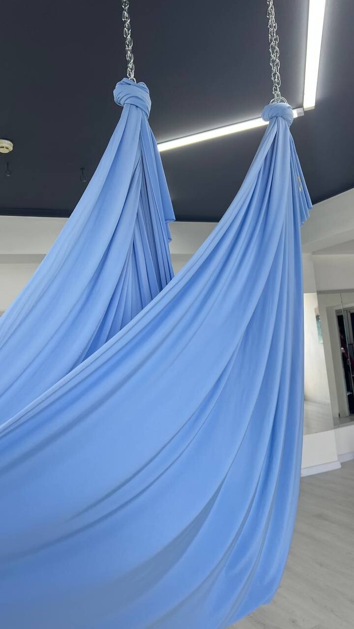 Professional Aerial Yoga Hammock Anti-Gravity Fly Yoga Swing Sky Blue