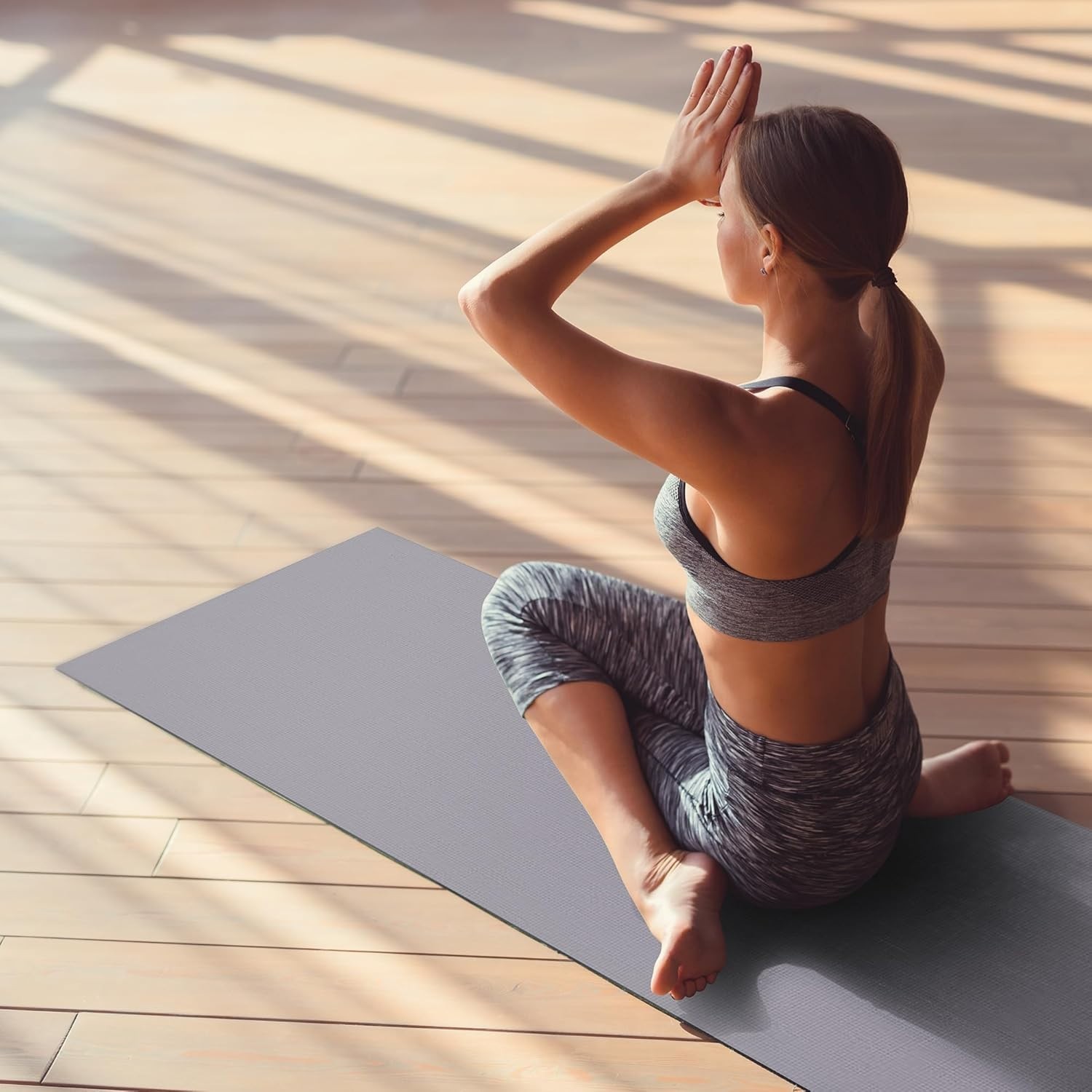 Eco-Friendly 1/4-Inch Non-Slip Yoga Mat with Carry Strap – Multiple Colors