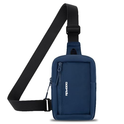 Small Sling Bag for Women Men Chest Bag Water Resistance Mini 02-sea Blue