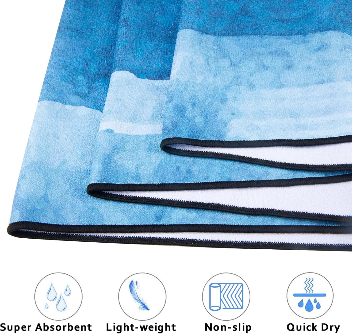 QiyI 70×26 Festival Mandala Non Slip Yoga Towel Mat