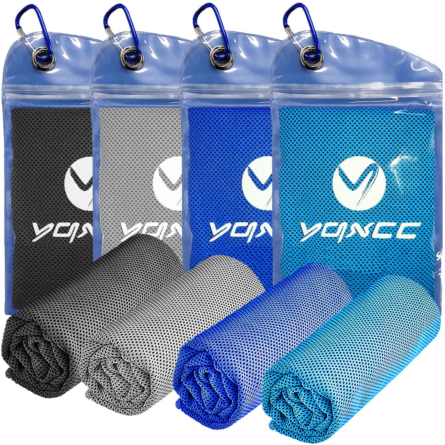 YQXCC 40 inches x 12 inches, Dark Blue + Light + Gray +